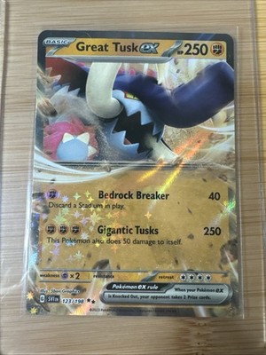 Great Tusk EX 123/198 Pokemon SV01: Scarlet & Violet Base Set Holo