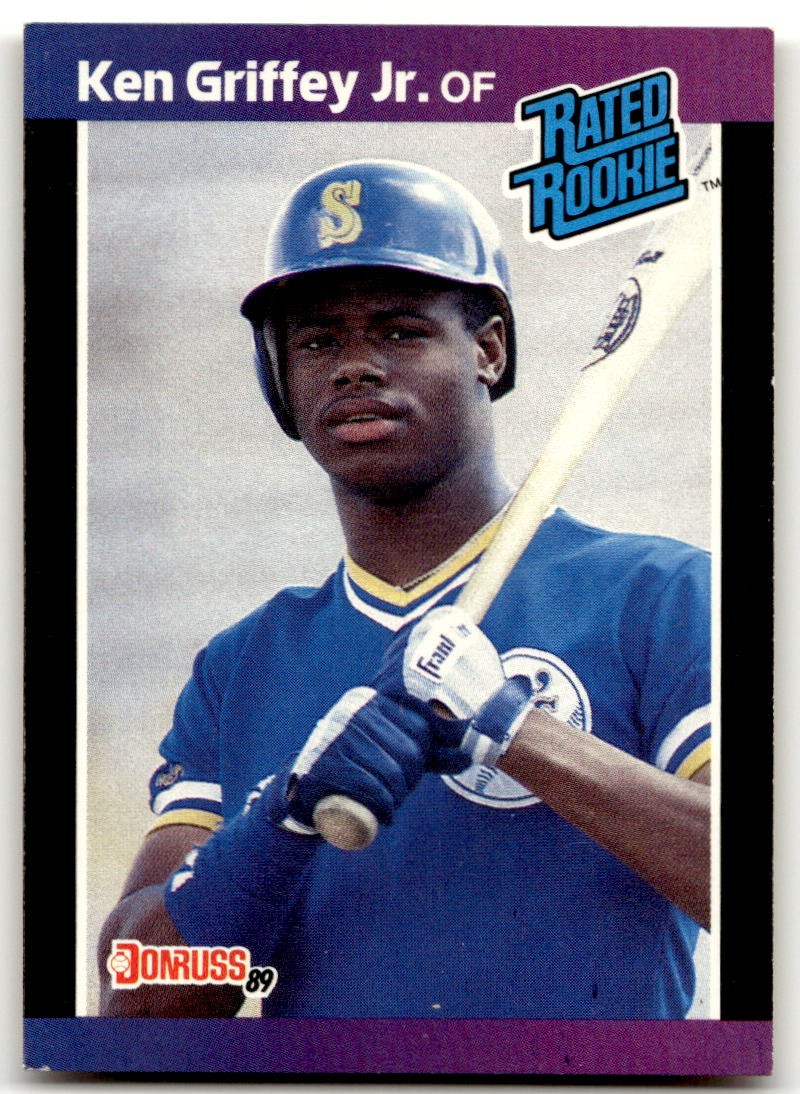 1989 Donruss #33 Ken Griffey Jr. Seattle Mariners Rated Rookie HOF NR-MINT