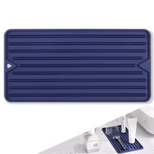 Dish Drying Mat, Mini Silicone Drying Mat for Kitchen Counter, Heat Resistant...