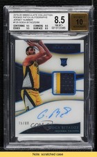 2019-20 Immaculate Jersey Number 15/88 Goga Bitadze BGS 8.5 Patch Auto READ 00ma