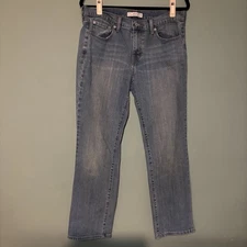 CHECK PHOTOS Levi 505 Jeans Straight Women Size POSSIBLY 14 CHECK DESCRIPTION