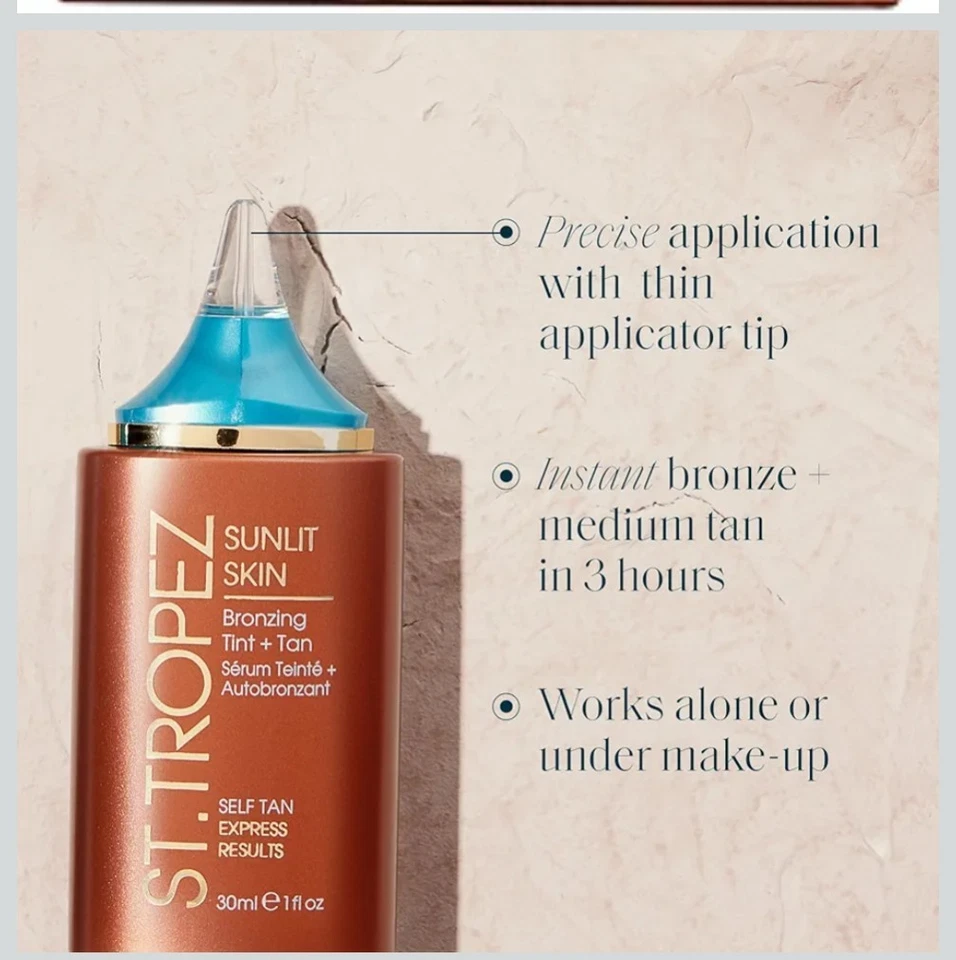 Tinte bronceador piel iluminado por el sol Plus bronceado de St. Tropez para unisex 1 fl. oz. BRONCEADOR Foto 4 de 4