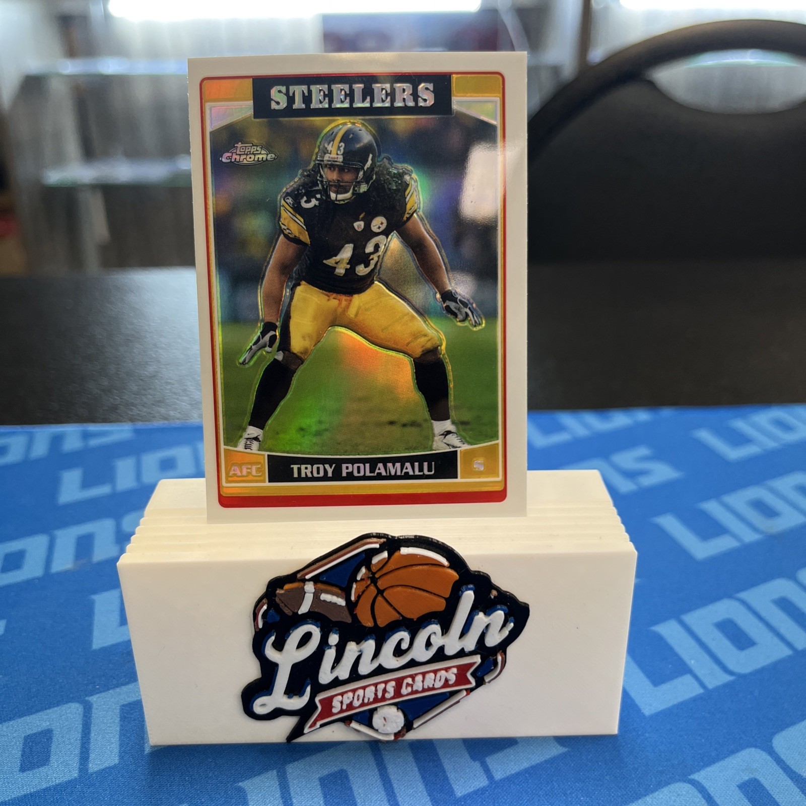 2006 Topps Chrome - Troy Polamalu #3 Refractor Pittsburgh Steelers