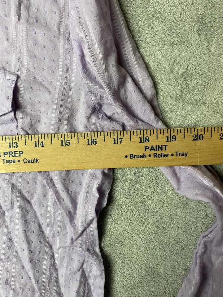 Cruel Girl Womens M Button-Up Shirt Purple 100% Cotton - Image 4 of 4