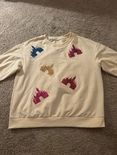 Disney Castle Sweatshirt NEVER WORN Sz xL