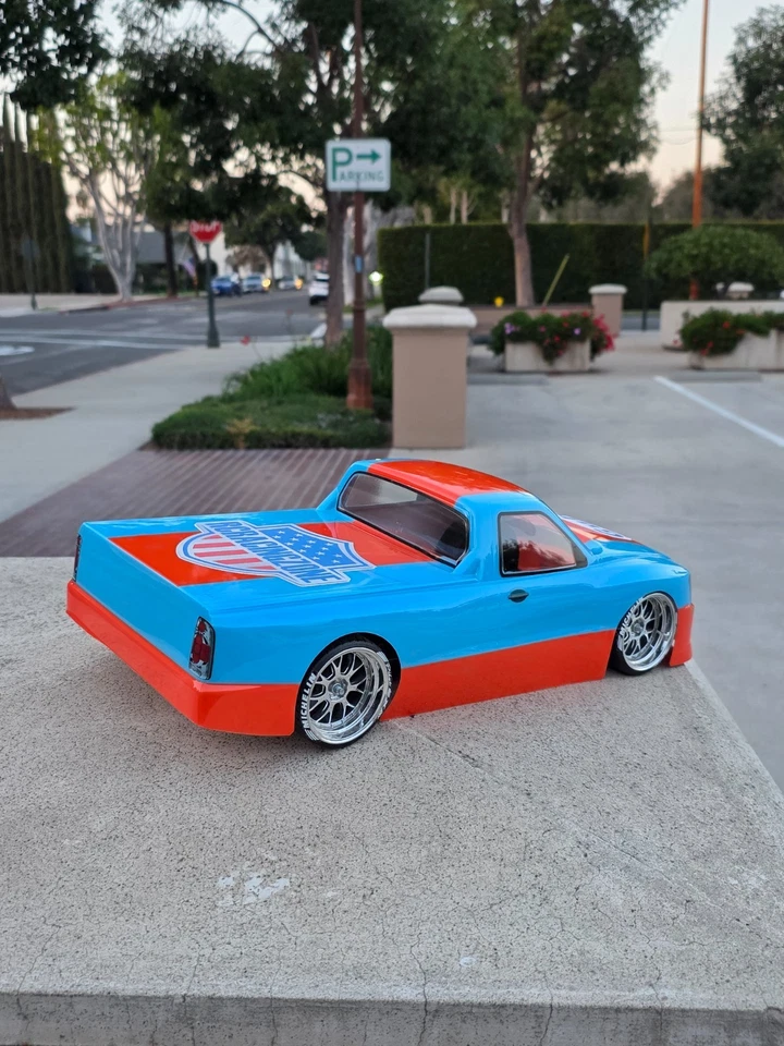 Pintura personalizada 200 mm 1/10 solo cuerpo SILVERADO - 4Tec-2 RDS DC10 YD2 RMX FZ02 TT02 Foto 4 de 4