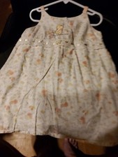 Vintage Y2K Disney Sincerely Pooh Winnie the Pooh Dress Size 4T 100 Cotton