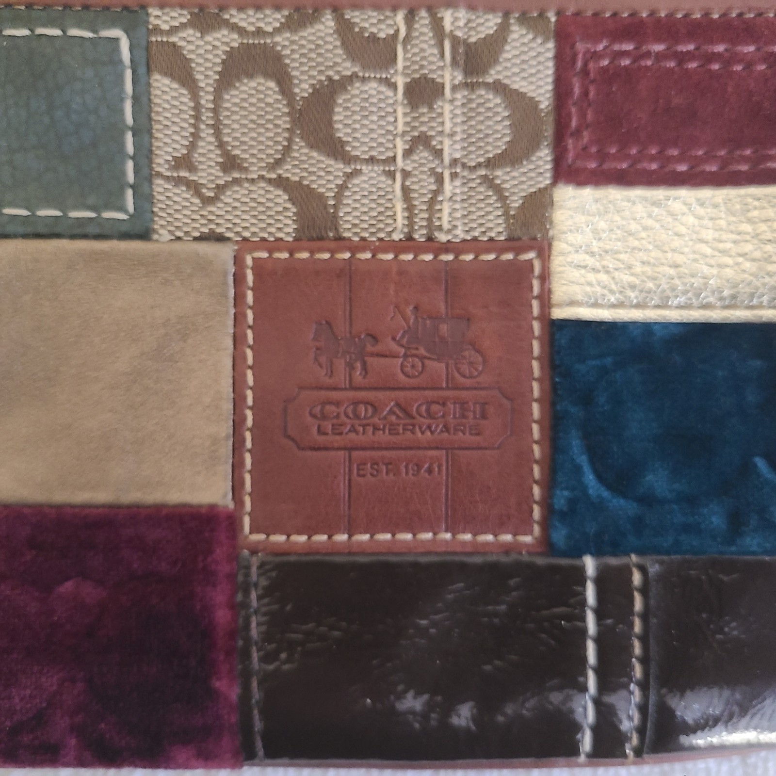 COACH LIMITED EDITION HOLIDAY PATCHWORK WRISTLET - image 2