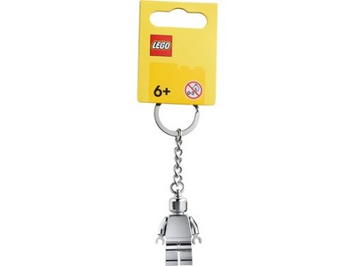 LEGO Silver Minifigure Keychain #854305