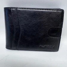 Runbox Mens AirTag Holder Wallet Black New Without Tags RFID Blocking