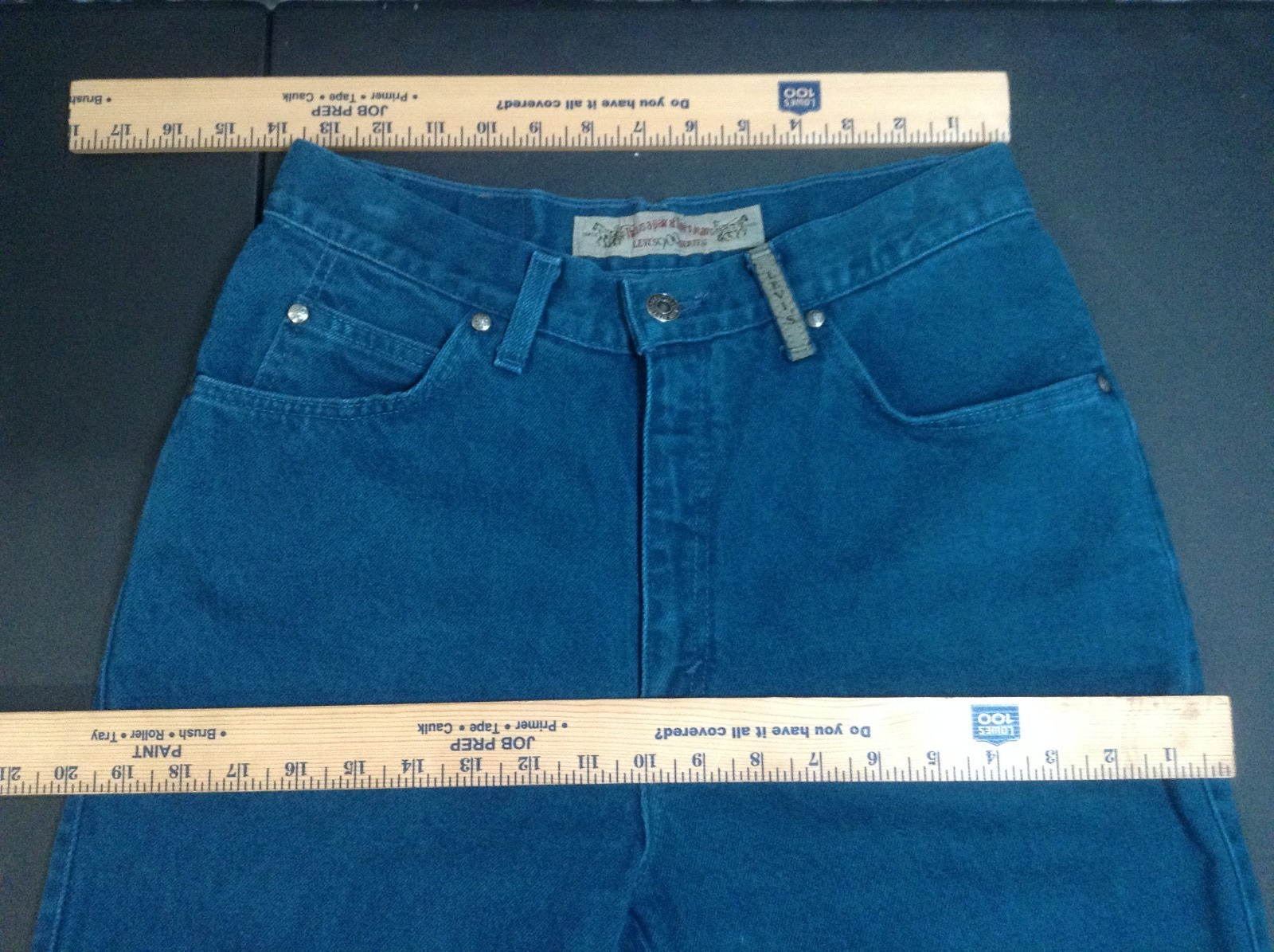 Levi's Women's SZ 11 900 Series Silver Tab Jeans Teal Green 100percent Cotton US Made image 7