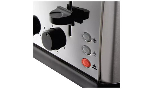 Russel Hobbs Worcester 4 Slice Brushed Toaster 18790 - Picture 3 of 4