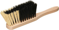 11.2" Hand Broom Medium-Soft Bristles Bench Brush, Sweeping Brush with Wooden Ha