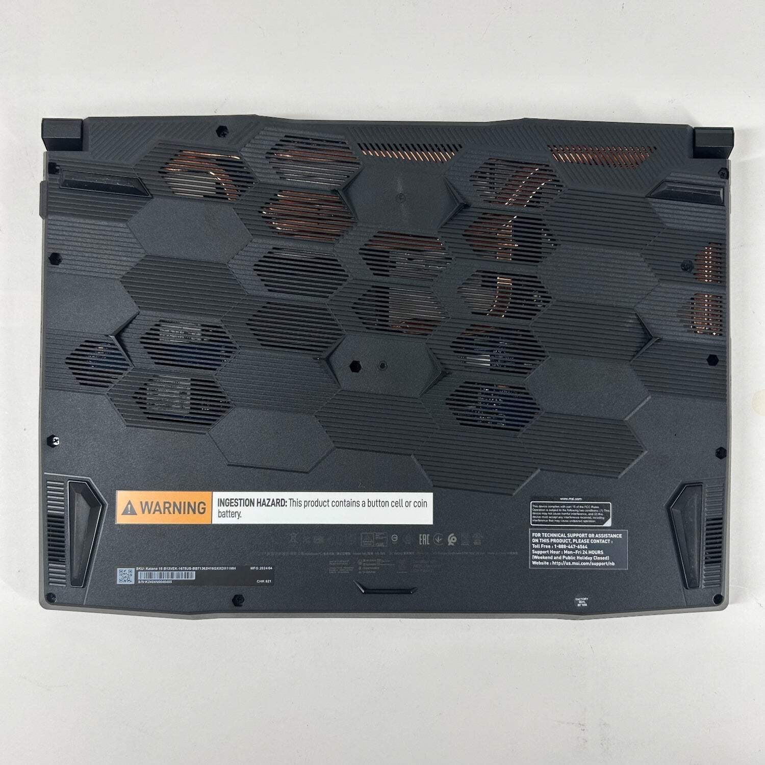 MSI Katana 15 B13VEK 15.6" i7-13620H 1.8GHz 16GB RAM 1TB SSD GeForce RTX 4050