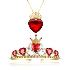 Descendant 3 Crown Evie Descendant 3 Gold Crown Jewelry Set Queen of Hearts D...