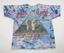Vintage 1994 Pink Floyd The Division Bell Tie Due All Over Print T-Shirt