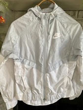 NIKE RAIN/WET WINDBREAKER JACKET WOMENS SMALL FULL ZIP HOODED