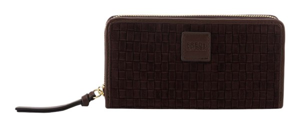 Fredsbruder Weave Harmony Zip Wallet GeldböRse Dark Chocolate Dunkelbraun Neu-image