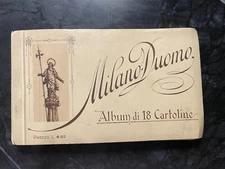 Vintage Milano Duomo Album 18 postcards Milan Italy Lombardy 30s 40s