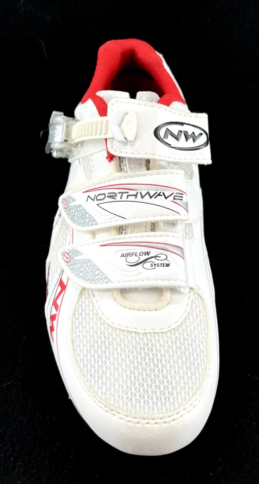 NUEVO Northwave NW Passion Airflow System Blanco Rojo Carretera Ciclismo Zapatos Para Mujer 7.5 Foto 3 de 4