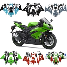 ABS Plastic Bodywork For Kawasaki ZX6R 2009 2010 2011 2012 zx6r Fairings Cowls