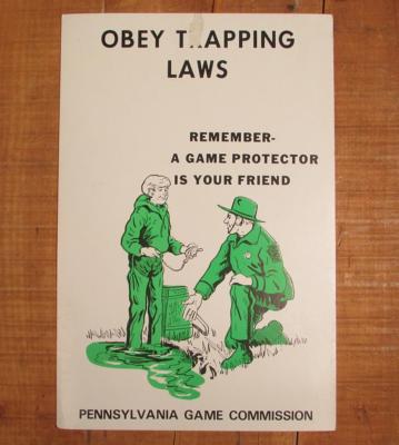 Vintage 1950s Pennsylvania Game Commission Hunting Trapping Safety