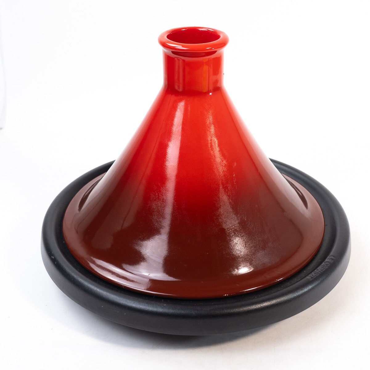 Le Creuset Large Volcanic Red Tagine with Cast Iron Base,27 x 30 Cm