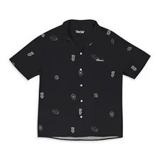 NWT SINCLAIR LEGAL TENDER VACATION BLACK BUTTON-DOWN SHIRT SIZE M $135