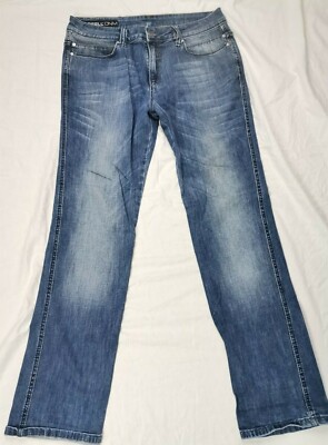 REELL DNM Jeans Denim Razor Hose Saphire Blue Größe W31 L32