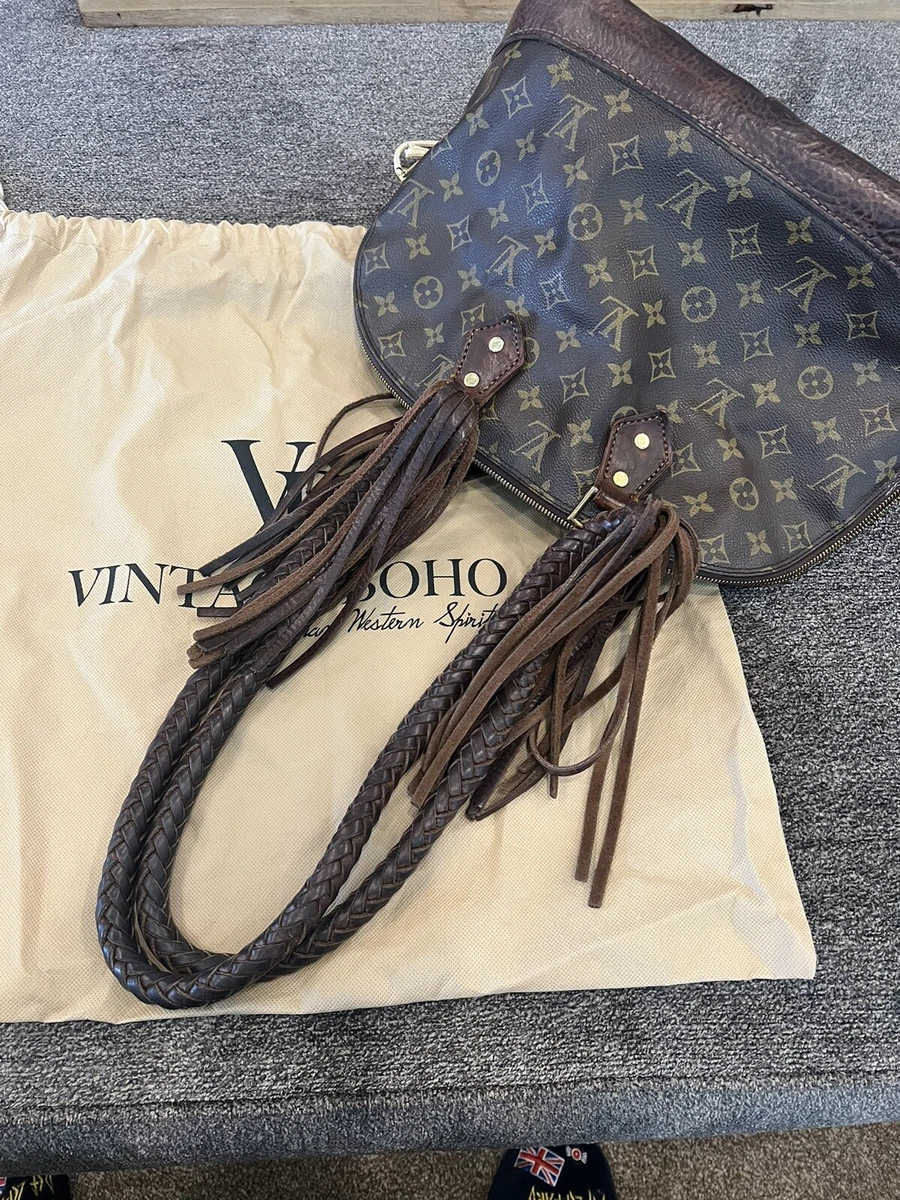 Louis Vuitton Vintage Boho Western Alma Handbag Fringe eBay