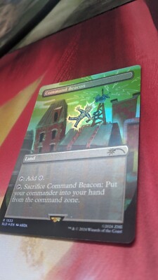 MTG Secret Lair x Fallout - Command Beacon (Borderless Foil)