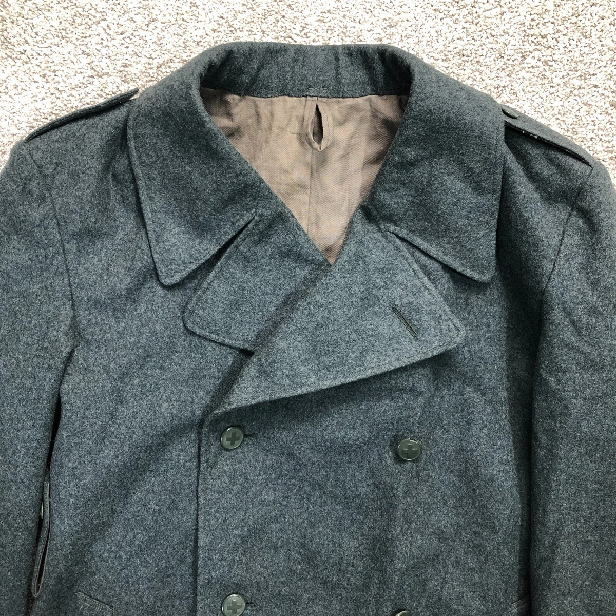 Swiss shop wool coat