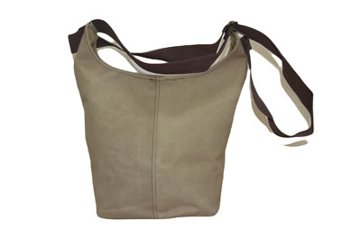 Canvas Zola Bag with Shoulder Strap 1.5 inch 2 Zip Pocket Women Handbag Office
