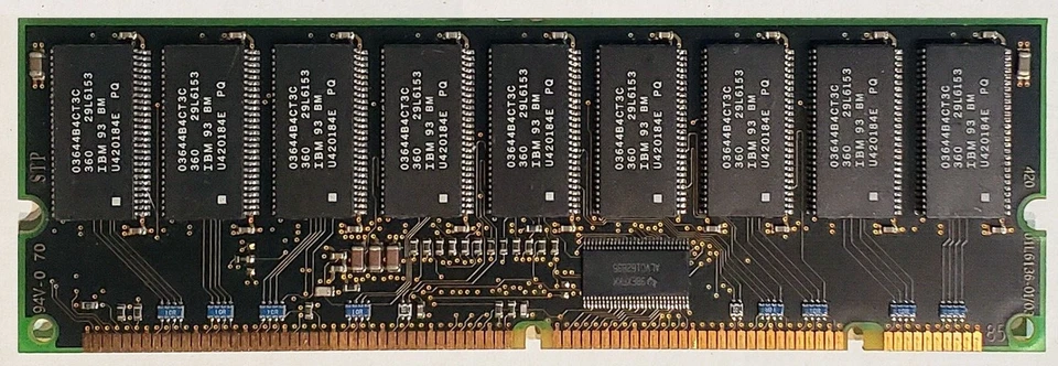 IBM 19L7230 256MB PC100-322-622R PC100 RegECC Memory DIMM, RARE - Image 2 of 2