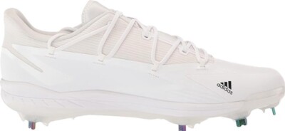 Adidas Adizero Afterburner 8 Metal Baseball Cleats White H00981
