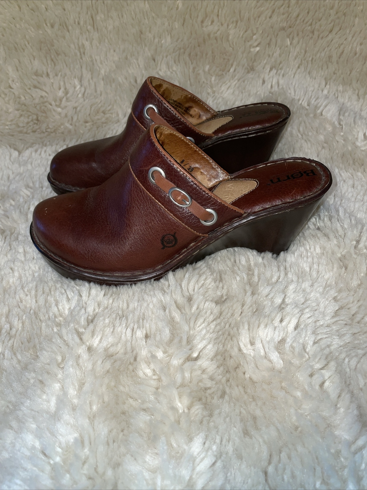 Born Clogs Brown Size 8 Fashionable Comfortable T… - image 2
