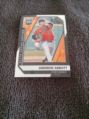2021 Panini EEE Andrew Abbott Cincinnati Reds Baseball Card #53