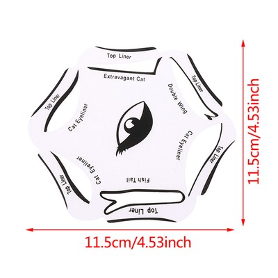 Printable Cat Eye Makeup Stencil | Saubhaya Makeup