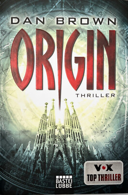 Origin (Robert Langdon Bd 5) von Dan Brown  Zustand Sehr Gut 