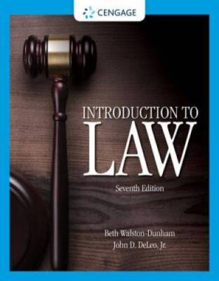 Introduction to Law - Paperback By Walston-Dunham, Beth - GOOD