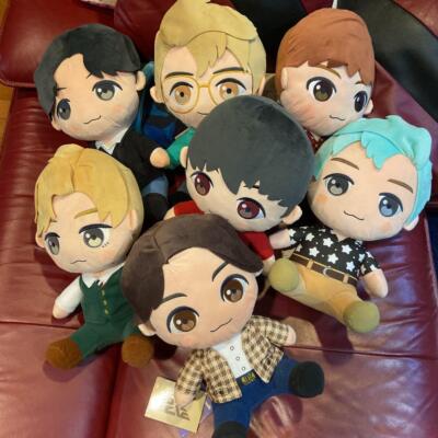 BTS TinyTAN Sitting Mega Jumbo Big Plush Doll Complete 7 Set 34cm 13.3in Jimin