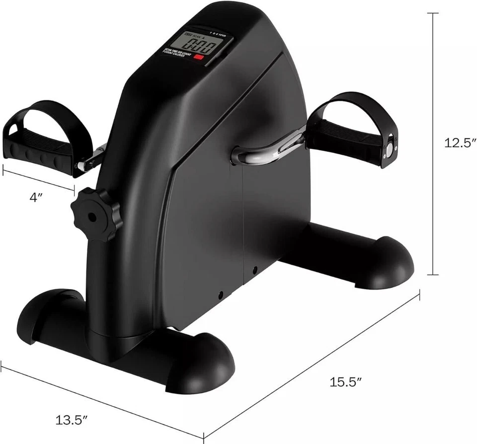 Mini Exercise Bike Portable Pedal Exerciser with LCD - Image 2 of 4
