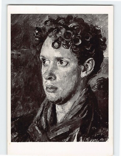 Postcard Dylan Thomas By Augustus John National Museum Of Wales Cardiff ...