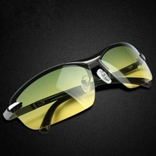 Night Driving Glasses UV400 Anti Glare Vision Polarized Photochromic Sunglasses