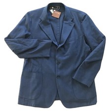  2,500 Loro Piana Cotton Honey Blue Blazer Size US 40, EU 50 Made in Italy