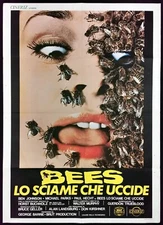 BEES LO SCIAME CHE UCCIDE manifesto poster The Savage Sci-fi Horror Api E40