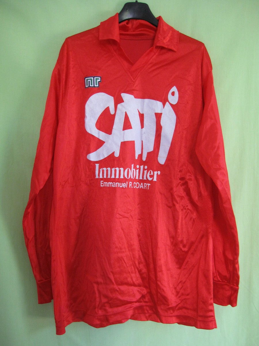 Maillot Vintage SATI Immobilier Emmanuel Coart Paris NR Années 80 - Taille L