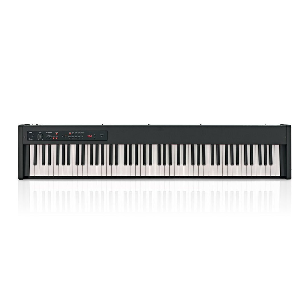 KORG D1 Digital Piano Black Pianoforte Digitale Nero