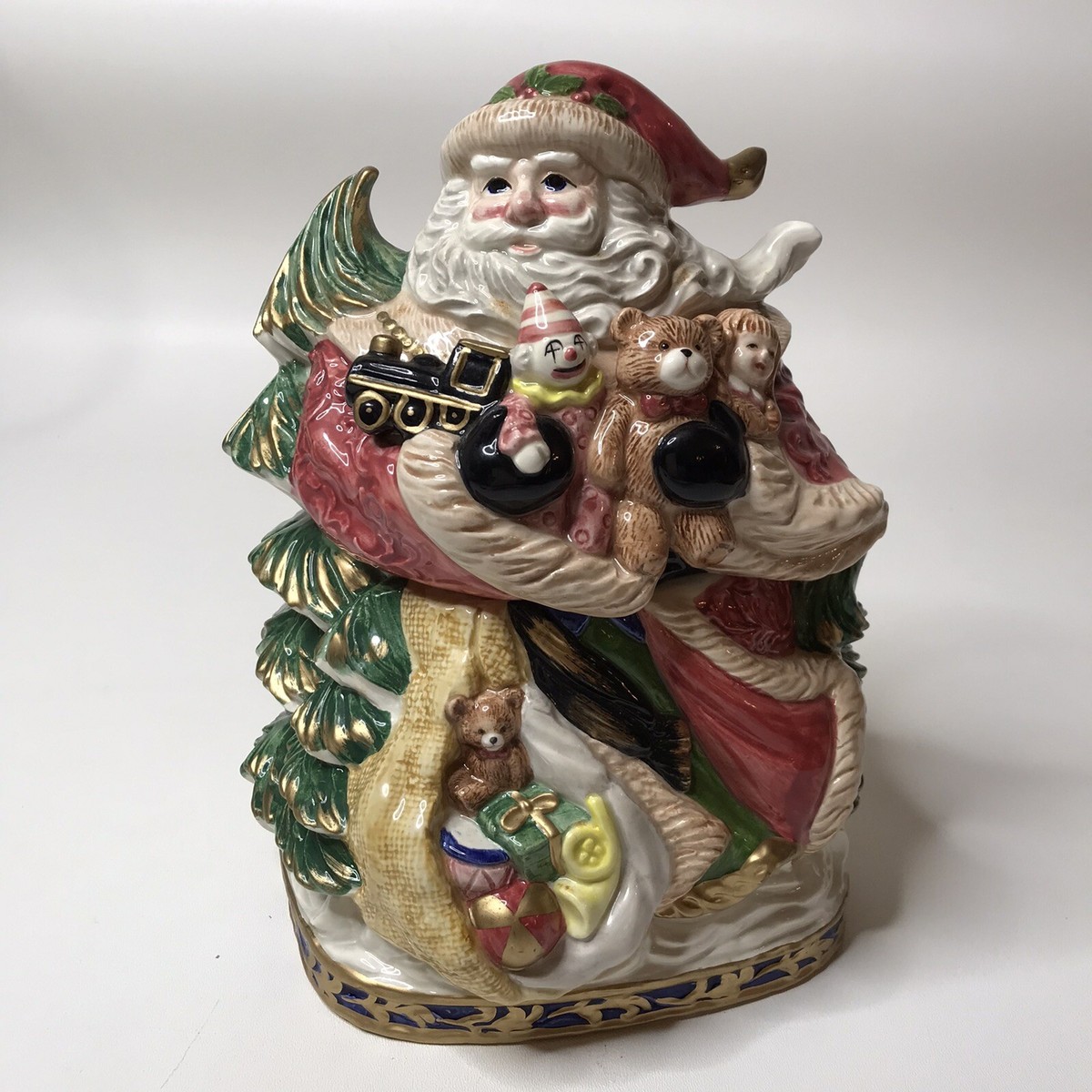 「トマト様ACEdc Fortune Cookie SS フィジェットトイ無限位 VINTAGE Fitz Floyd Olde World Renaissance Santa Christmas Cookie