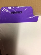 Custom Medical File Dividers-11" X 9" Custom Tab--INSURANCE Lot Of 300